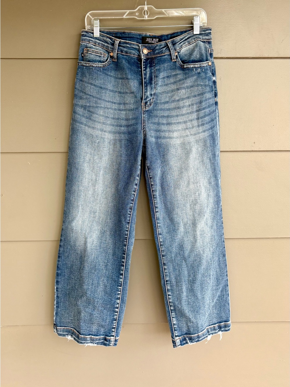 Judy Blue Wide Leg Jeans - Picture 2 of 12